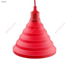 Collapsible silicone E27 chandelier（LS-0103）E27 lamp modeling amazing, European pastoral style, pay attention to the sale without light  Red LED Bulb LS-0103