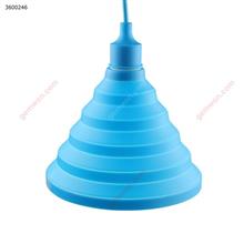 Collapsible silicone E27 chandelier（LS-0103）E27 lamp modeling amazing, European pastoral style, pay attention to the sale without light Blue LED Bulb LS-0103