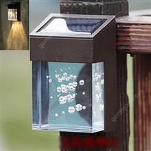 New LED solar outdoor wall lamp garden lights（YJ-001）simple installation, unique design Solar Charge YJ-001