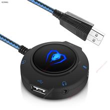External Sound Card USB Hubs Audio Adapter to USB port & 3.5mm Audio Other S2