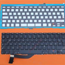 Apple Macbook Pro A1398 BLACK(With Backlit Board) FR N/A Laptop Keyboard (OEM-A)