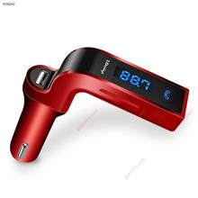 Bluetooth FM Transmitter LDesign Universal Wireless In-Car FM Adapter Car Kit with Hand Free Call/Stereo Music Player Supported/TF Card &U-Disk Reading/USB Car Charge for iPhone and Other Smartphone （red） Car Appliances G7