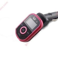 FM Transmitter Car Wireless USB Charger Bluetooth Radio Adapter Mp3 Player Kit （Pink） Car Appliances VZ302
