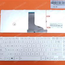 TOSHIBA L40-A C40D WHITE FRAME WHITE(For Win8) US 9Z.N7SSQ.F01 Laptop Keyboard (OEM-B)