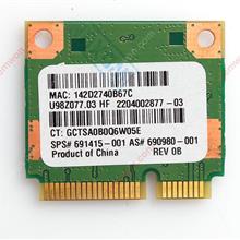 Ralink RT5390BC8 WIFI Wireless Card PCI-E,Support System Windows XP 32,64-Bit/ Vista32,64-Bit Board RT5390BC8 691415-001 690980-001