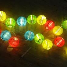 Solar 20LED lantern string lights（WTL-DL）holiday decoration lights, garden lights  Warm white light Solar Charge WTL-DL