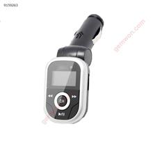 FM Transmitter Car Wireless USB Charger Bluetooth Radio Adapter Mp3 Player Kit （Silver） Car Appliances VZ302