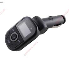 FM Transmitter Car Wireless USB Charger Bluetooth Radio Adapter Mp3 Player Kit （black） Car Appliances VZ302