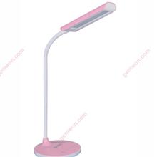 LED Desk Lamp（L222） eye-caring table lamps, dimmable office lamp with USB charging port, LED 5W touch control Pink LED Ltrip L222