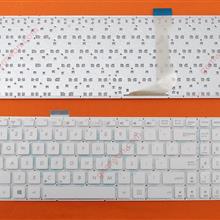 ASUS E502 e502ma E502M E502SA E502S WHITE WIN8 (Without FRAME) US N/A Laptop Keyboard (OEM-B)