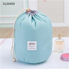 Outdoor Travel High Capacity Storage Bag,Cylinder Waterproof Make-up Wash Bag,Blue Outdoor backpack N/A
