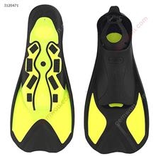 Outdoor Portable Light Diving Swim Fins,Swimming Training flippers,M,Yellow Water sports equipment AF-680