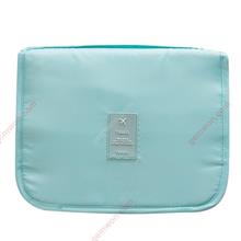 Outdoor Portable Folding Travel Storage Bag,Dangling Make-up Wash Bag,Sky Blue Outdoor backpack N/A