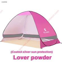 Outdoor Self-motion Folding Beach Tents,Double Fishing Tents,200*120*130CM,Pink Camping & Hiking GJ027
