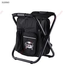 Outdoor Portable Camping Folding Chair,Attached Insulated Bag,36*29*41CM,Black Camping & Hiking YG-BY1