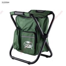 Outdoor Portable Camping Folding Chair,Attached Insulated Bag,36*29*41CM,Green Camping & Hiking YG-BY1