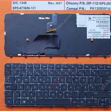HP Folio 13 13-1000 13-2000 GLOSSY FRAME BLACK (Backlit) PO MP-11G16LAJ698 PK130MVV1A1G Laptop Keyboard (OEM-B)
