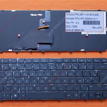 HP Folio 13 13-1000 13-2000 GLOSSY FRAME BLACK (Backlit) FR MP-11G16LAJ698 PK130MVV1A1G Laptop Keyboard (OEM-B)