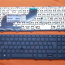 HP Probook 650 G1 655 G1 BLACK FRAME BLACK(With Point stick,WIN8) FR N/A Laptop Keyboard (OEM-B)