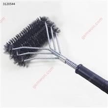 Outdoor Multi-fonction Barbecue Brush,18 Inchi Gridiron Bolosy,Black Camping & Hiking B226