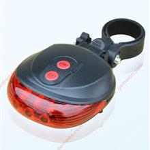 Bike Circular Disc Laser Tail Light，Outdoor Cycling Safety Alarm Lamp，LED，Red Cycling N/A