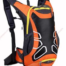 Outdoor Cycling Multi-fonction Sport Backpack，Camping Travel Bag，Orange Outdoor backpack 0985