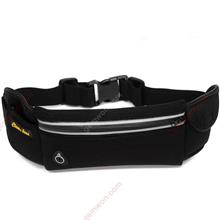 Outdoor Cycling Multi-fonction Running Waist Bag，Change Key Pocket，Black Outdoor backpack N/A