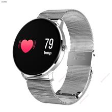 CF007s smart watch，Waterproof heart rate blood pressure Colorful sport bracelet，Silver Smart Wear CF007s