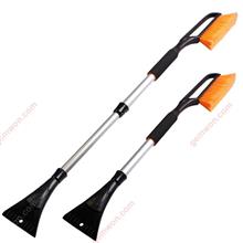 Outdoor Multi-fonction Stretched Snow Shovel，Winter Snow and Ice Cleaning Tool Camping & Hiking X66A