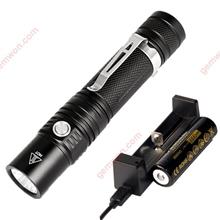 LED Flashlight 18650 Cree XPL2 1550lm High Power Flash Light Torch Lamp Bike Camp with 18650 battery Camping & Hiking 704