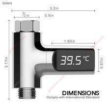 Shower Water Temperature Thermometer Digital Primary, real-time baby safety Gateway LED thermometer