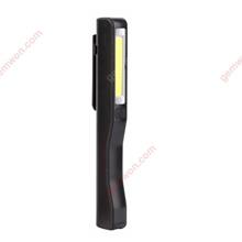 USB Charging LED Flashlight COB Rechargeable Magnetic Pen Clip Hand Torch Work Light For Camping Lanterna Tactical Night Light （black） Camping & Hiking COB