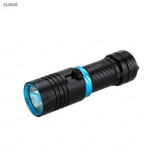 New rechargeable flashlight professional diving flashlight, 850 lumens charge waterproof underwater 100 meters range 200 meters diving flashlight Camping & Hiking DX1 L2