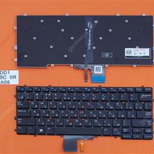 Dell Latitude 7370 E7370 BLACK WIN8(Without FRAME,Backlit） RU N/A Laptop Keyboard (OEM-B)