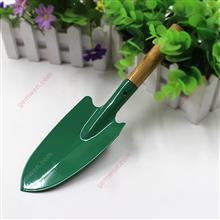 Outdoor Garden Wooden Handle Flower Scoop,Growing Flowers and Weeding Tools,Green Camping & Hiking N/A