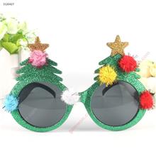 Christmas Xmas Trees Carnival Party Glasses,Plush Pretend Spoof Sunglasses,Black Glasses Glasses 6887