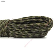 Outdoor 9 Core Paratrooper Traction Climbing Rope,Camping Tent Rope,Rescue Rope,Forest Camouflage Camping & Hiking N/A