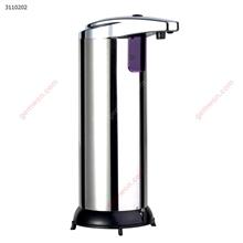 Automatic Foam Soap Dispenser Sensor for Liquid Touchless Stainless Steel 280ML Home Eco-Friendly Hands Free Metal Silver& Black Washroom N/A