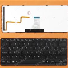 SONY SVE14 BLACK FRAME BLACK(Backlit) LA V134146A3 Laptop Keyboard (OEM-B)
