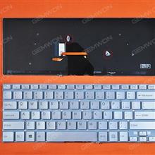 SONY SVF 14 SILVER (Without FRAME Backlit,Win8) ? US N/A Laptop Keyboard (OEM-B)