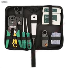 9 in 1 professional repair tools, 8P8C RJ45 connectors, cable tester, screwdriver, crimp Plier, stripping pliers tool kit Repair Tools N/A