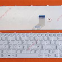 SONY SVE 11 WHITE FRAME WHITE (Big Enter) WIN8 US N/A Laptop Keyboard (OEM-B)