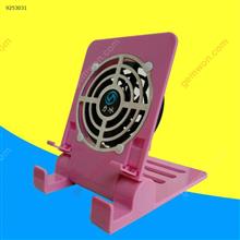 IPad and mobile phone general radiator, lazy supporter, switch fan cooling,pink Case LB-S8