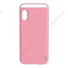 New mobile phone shell self-timer LED light, iPhone X LED light self-timer mobile phone case Pink Selfie LED Light iPhone X
