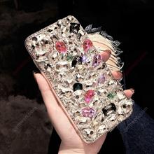 iphone6 plus Gems Mobile Shell，All inclusive Diamond phone case，Colorful Case iphone6 plus Gems Mobile Shell