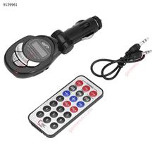 4 in1 LCD Auto Car MP3 Player Wireless FM Transmitter Modulator with USB CD MMC Remote Kit Black Hot Selling Drop Shipping Car Appliances MP3