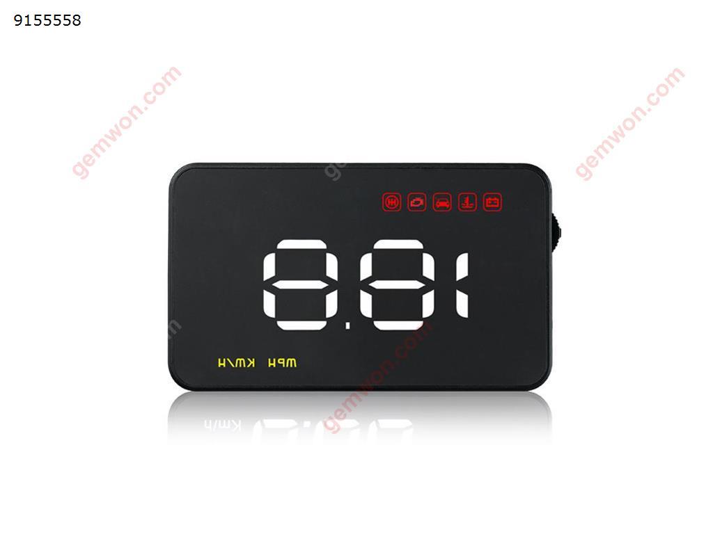 3.5 inch OBD2 Car Windshield HUD Head Up Display with Speed Fatigue Warning RPM MPH Fuel Consumption Car Appliances A1000