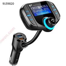 Bluetooth FM Transmitter  Wireless Bluetooth Receiver Car Kit Adapter with Quick Charge 3.0 USB Car Charger, AUX Input/Output, TF Card Slot and LED Display Car Appliances BT70