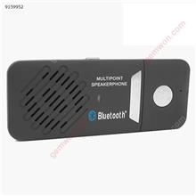 Wireless Bluetooth Handsfree Car Kit Speakerphone Sun Visor Clip For iPhone & All Mobiles Build in Mic & Speaker(black) Car Appliances BT207