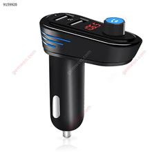 Bluetooth Car Kit Car MP3 Audio Player FM Transmitter Bluetooth Handsfree (with Microphone) USB Car Charger Support U Disk Music Player (Black) Car Appliances AP02